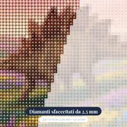 Stegosauro nella Valle dei Fiori – primo piano dei diamanti
