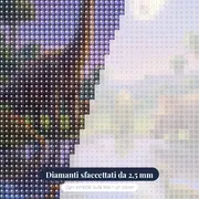 Dinosauri al pozzo sotto il meteorite – primo piano dei diamanti