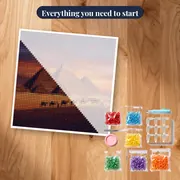 Giza Pyramids Sunset Camel Caravan – kit ready to start