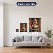 Cleopatra Golden Queen Portrait – available sizes