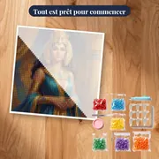 Cléopâtre au collier d'or – kit prêt à commencer