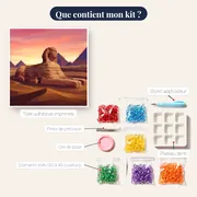 Le Sphinx au lever du soleil – contenu du kit