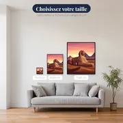 Le Sphinx au lever du soleil – tailles disponibles