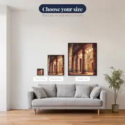 Colossal Temple Columns Hieroglyph Mosaic – available sizes