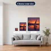 Felucca on the Nile at Sunset – available sizes