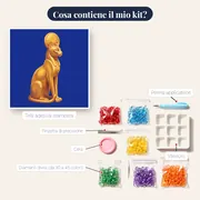 Dea Gatta d'Oro su Blu Profondo – contenuto del kit