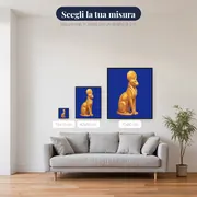Dea Gatta d'Oro su Blu Profondo – misure disponibili