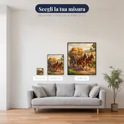 Cavalli da tiro e carro di fieno – misure disponibili