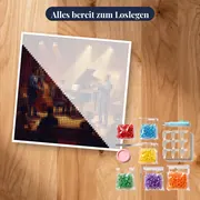 Jazztrio mit Kontrabass, Klavier und Trompete – Set bereit zum Loslegen
