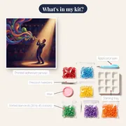 Trumpet Player in Spotlight – kit contents