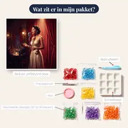 Jazzzangeres bij microfoon – inhoud van het pakket