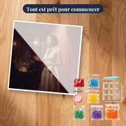 Chanteuse de jazz au micro vintage – kit prêt à commencer