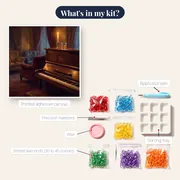 Candlelit Piano and Whisky Lounge – kit contents