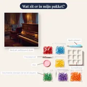 Piano bij Kaarslicht en Whiskyglas – inhoud van het pakket