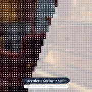 Klavier bei Kerzenschein mit Whiskyglas – Nahaufnahme der Steine