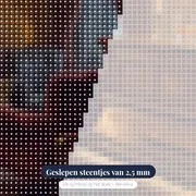 Piano bij Kaarslicht en Whiskyglas – close-up van de steentjes