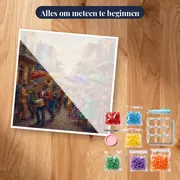 Jazzfanfare met kleurrijke paraplu's – pakket klaar om te beginnen