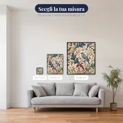Uccellino Azzurro tra Boccioli e Fiori – misure disponibili