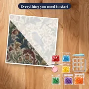 Bluebird Among Blossoms Floral Pattern – kit ready to start