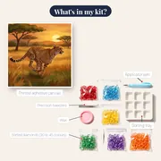 Cheetah Sprint Across the Savannah – kit contents
