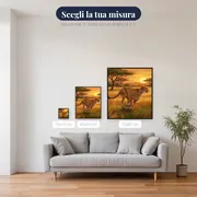 Ghepardo in Corsa nella Savana – misure disponibili