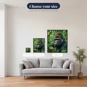 Emerald Rainforest Gorilla Portrait – available sizes