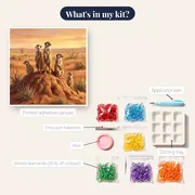 Meerkat Sentinels on Desert Watch – kit contents