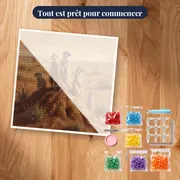 Suricates en sentinelle dans le désert – kit prêt à commencer