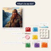 Braided Beard Warrior at Fjord – kit contents