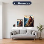 Guerriero Vichingo con Barba Intrecciata – misure disponibili