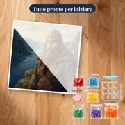 Guerriero Vichingo con Barba Intrecciata – kit pronto per iniziare