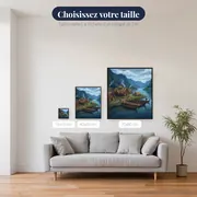 Village viking au bord du fjord – tailles disponibles