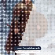 Shield Maiden Snowy Forest – diamond close-up