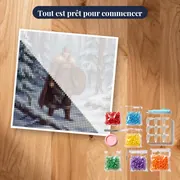 Guerrière à la hache dans la neige – kit prêt à commencer