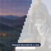 Capo vichingo e lupo sul colle – primo piano dei diamanti