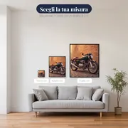 Moto Café Racer al Muro di Mattoni – misure disponibili