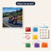 Sport Motorcycle Mountain Lean – kit contents