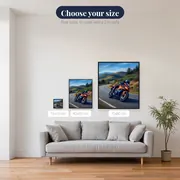Sport Motorcycle Mountain Lean – available sizes