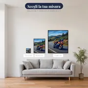 Sportiva Piegata in Curva di Montagna – misure disponibili