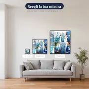 Diamante che dipinge i pavoni: Il duo celeste – misure disponibili