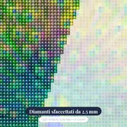 Serie Pavone S – primo piano dei diamanti