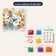Fiori di papavero B – contenuto del kit