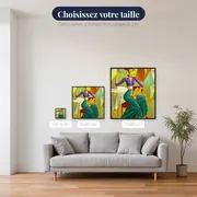 Femme Sur La Terrasse Style Picasso – tailles disponibles