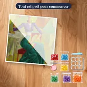Femme Sur La Terrasse Style Picasso – kit prêt à commencer