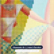 Femme Égyptienne Style Picasso – gros plan des diamants