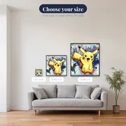 Pokémon Diamond Painting Pikachu Watercolour Pop – available sizes