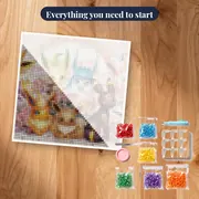 Pokémon Diamond Painting Eeveelutions Flower Garden – kit ready to start