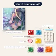 Diamond Painting Pokémon Mews Wassertraum – Inhalt des Sets