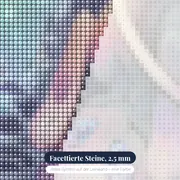 Diamond Painting Pokémon Mews Wassertraum – Nahaufnahme der Steine