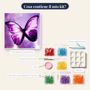 Farfalla: Il sogno viola – contenuto del kit